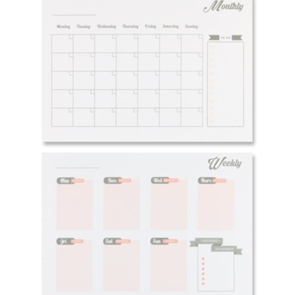 A4 STUDY ONE SEMESTER 2 PLANNERS(PINK&GREEN) - Picture 4 of 14